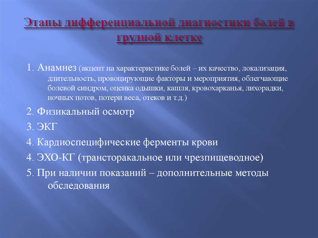 Синдром болей в левой половине грудной клетки презентация