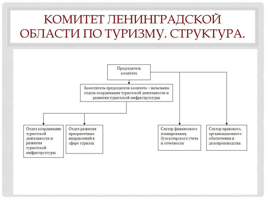 Структура туризма