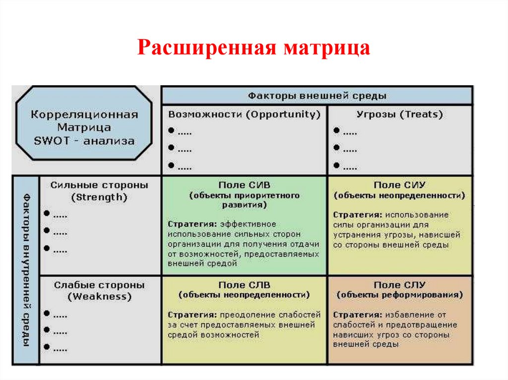 Матрица социального проекта