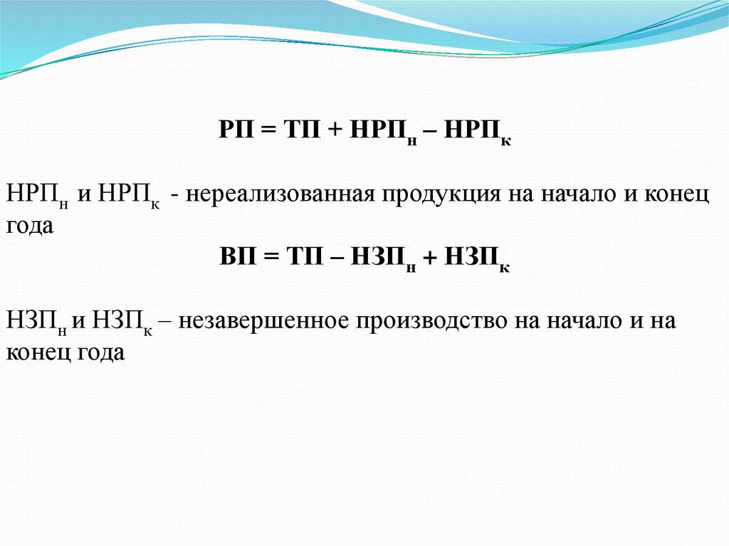 Реализовать нереализованное. Нереализованная продукция. Что такое стоимость нереализованных товаров. Товар а (НЗПН _____, Нзпк _____).