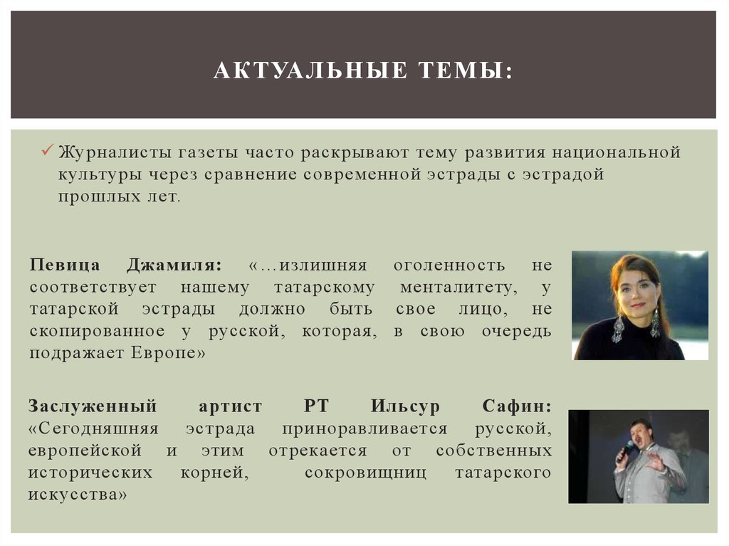 Актуальные темы: