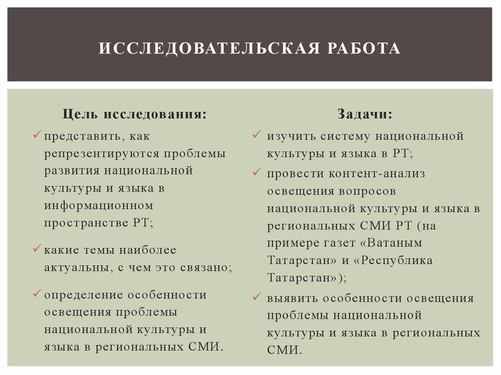 Исследовательская работа