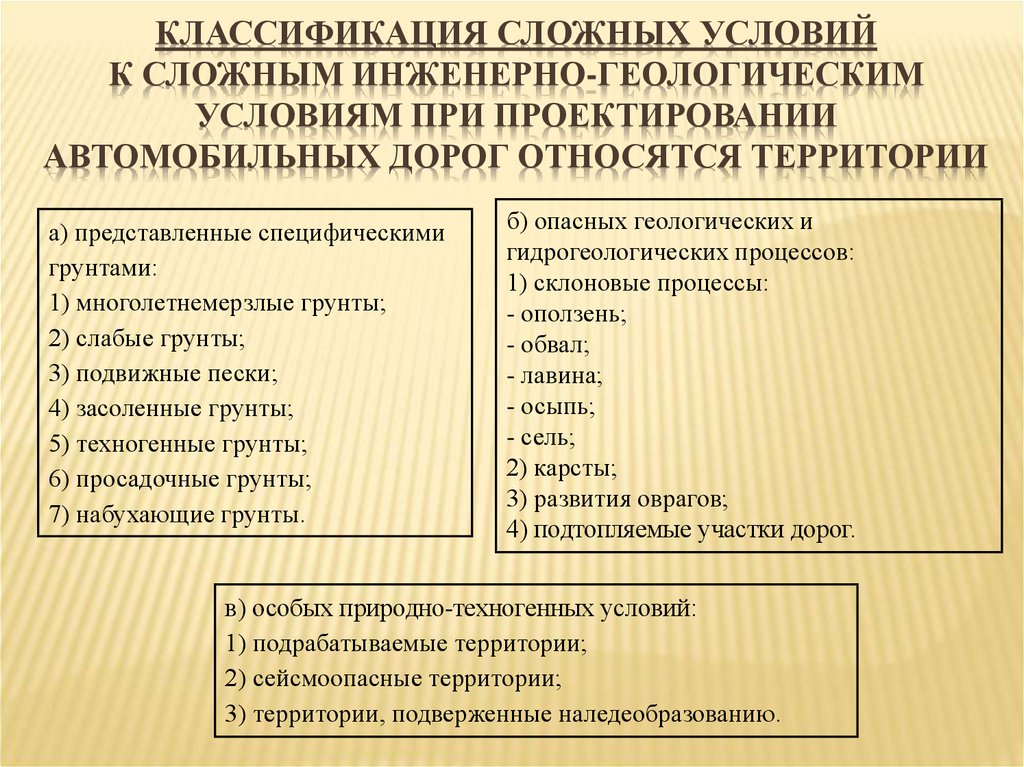 Сложная классификация