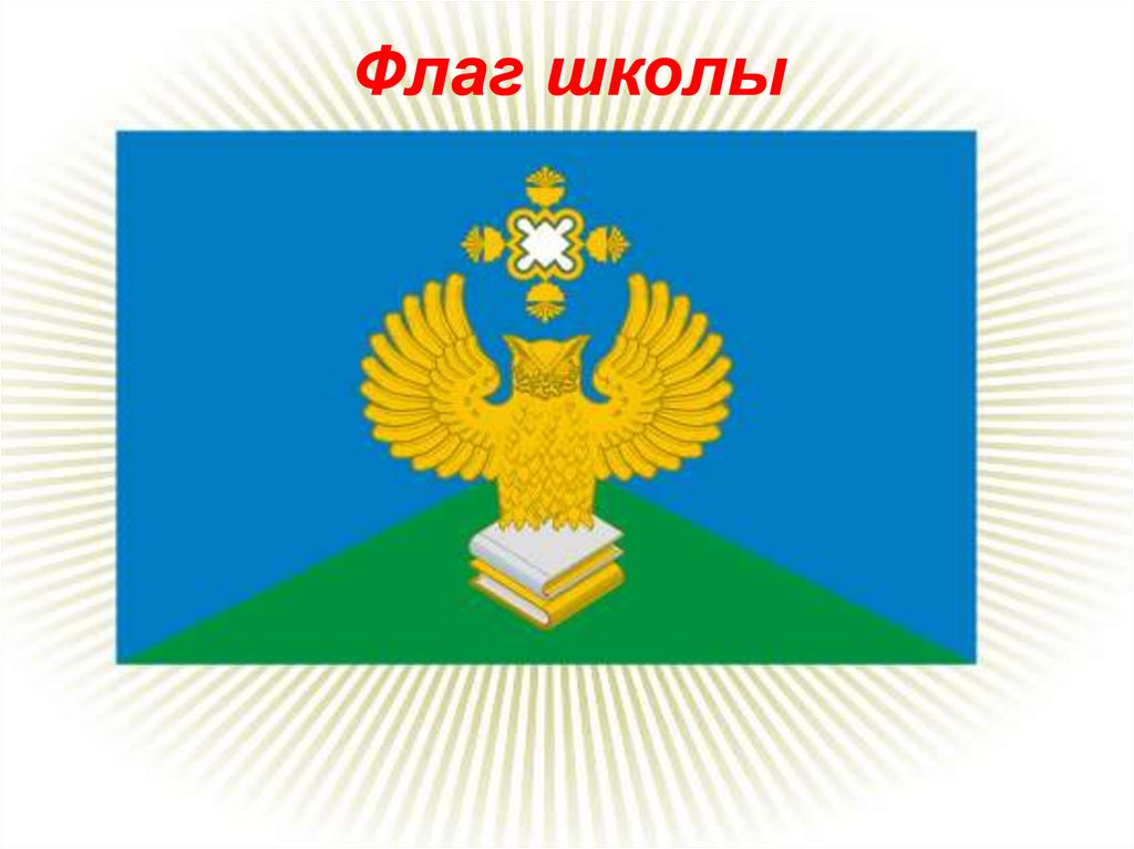 Флаг школы. Флаг образовательного учреждения. Знамя школы. Штандарт школы.