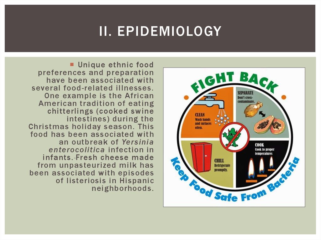 II. Epidemiology