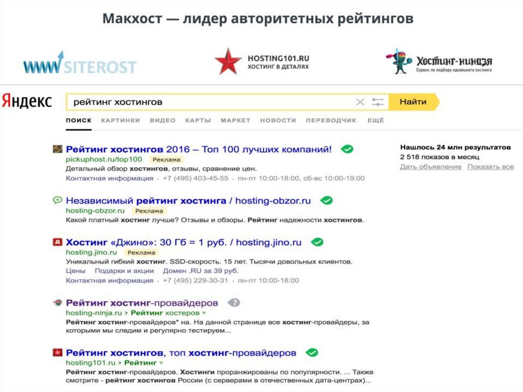 День хостинг провайдера. Рейтинг хостингов. Топ хостинг компаний в России. Макхост. Рейтинг хостинг-провайдеров и независимый обзор хостинга.