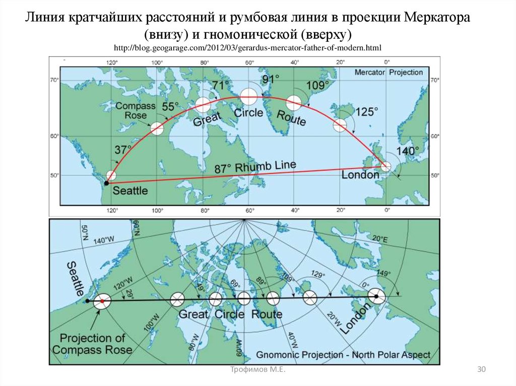 Карта мира с расстоянием