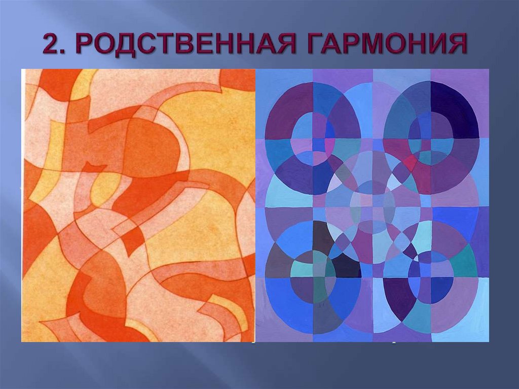 Гармония композиции. Полярная Гармония цветов цветоведение. Цветоведение и колористика в живописи. Цветовые гармонии в живописи. Цветовые гармонии родственных цветов.