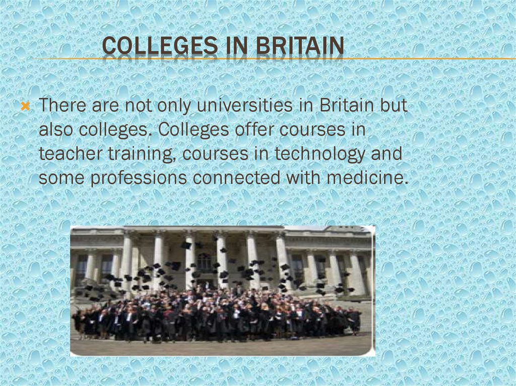 Colleges in Britain