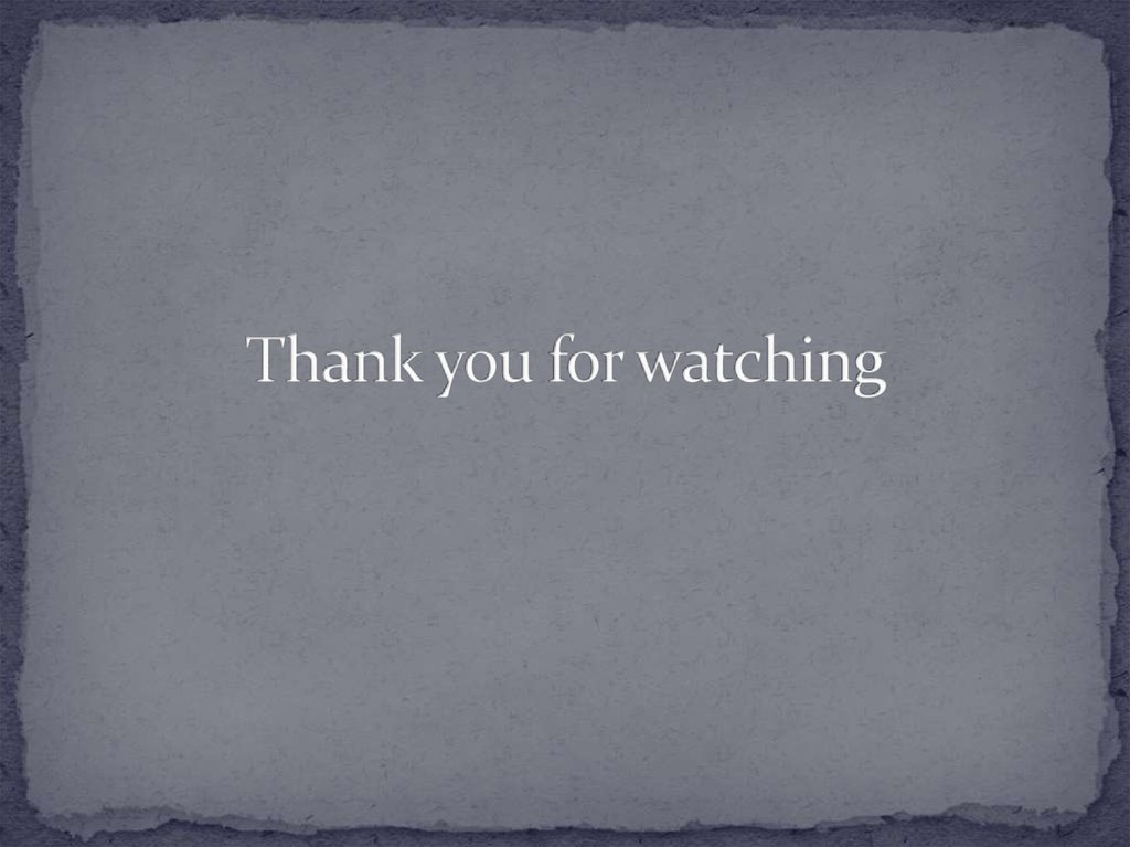 Thank you for watching