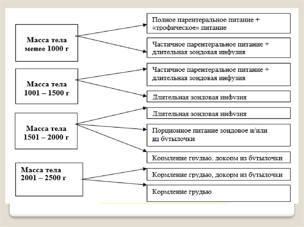 Особенности вскармливания недоношенных детей презентация