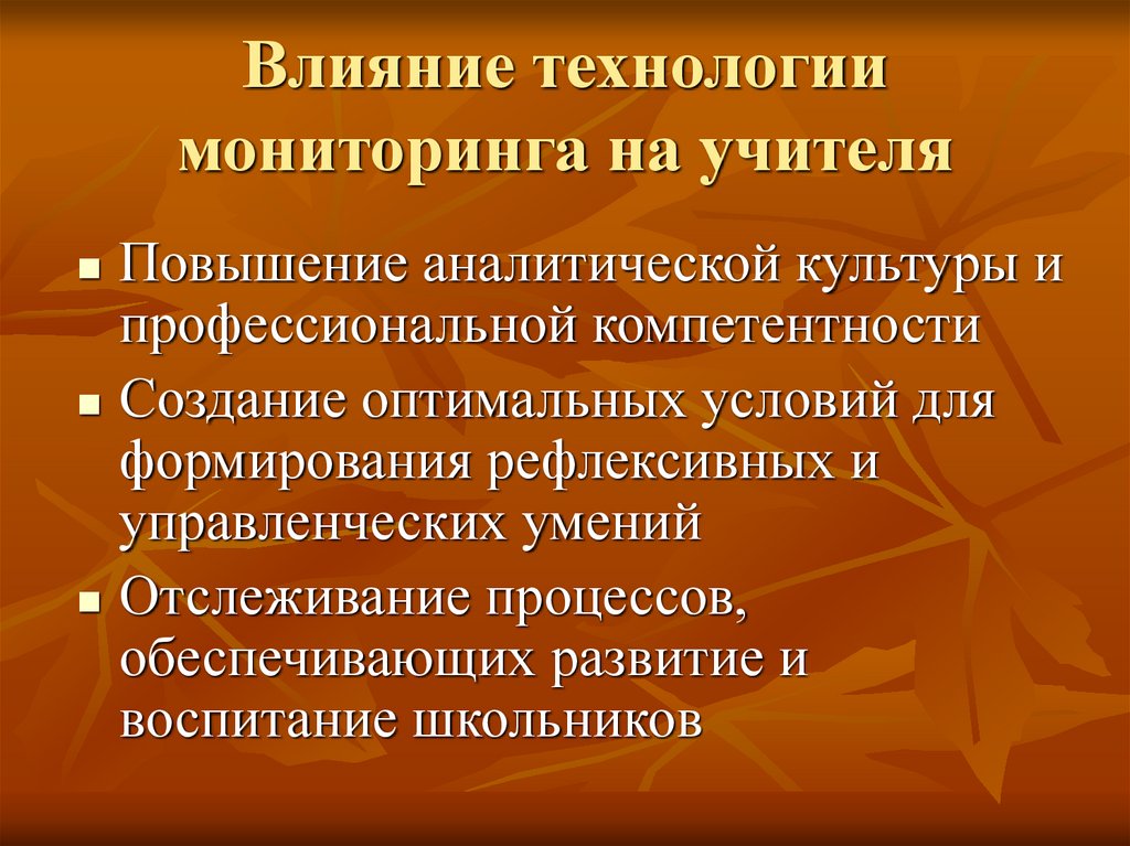 Мониторинг учителя