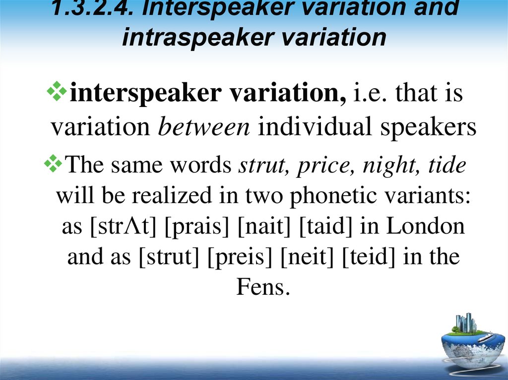 1.3.2.4. Interspeaker variation and intraspeaker variation