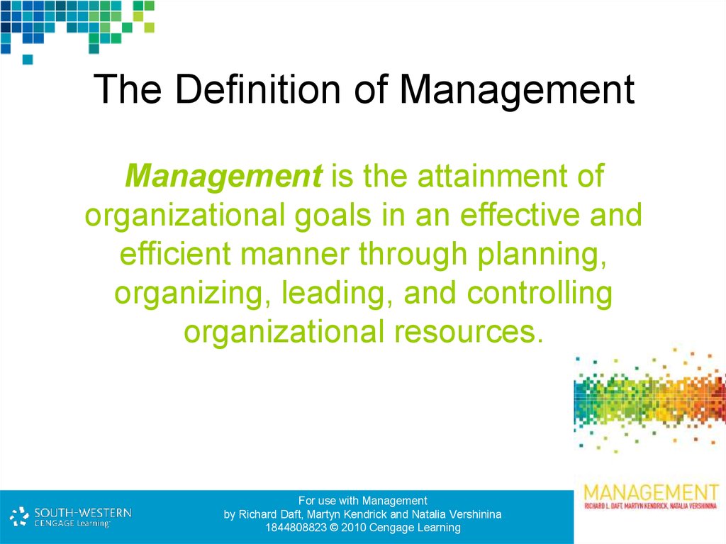 presentation in management definition