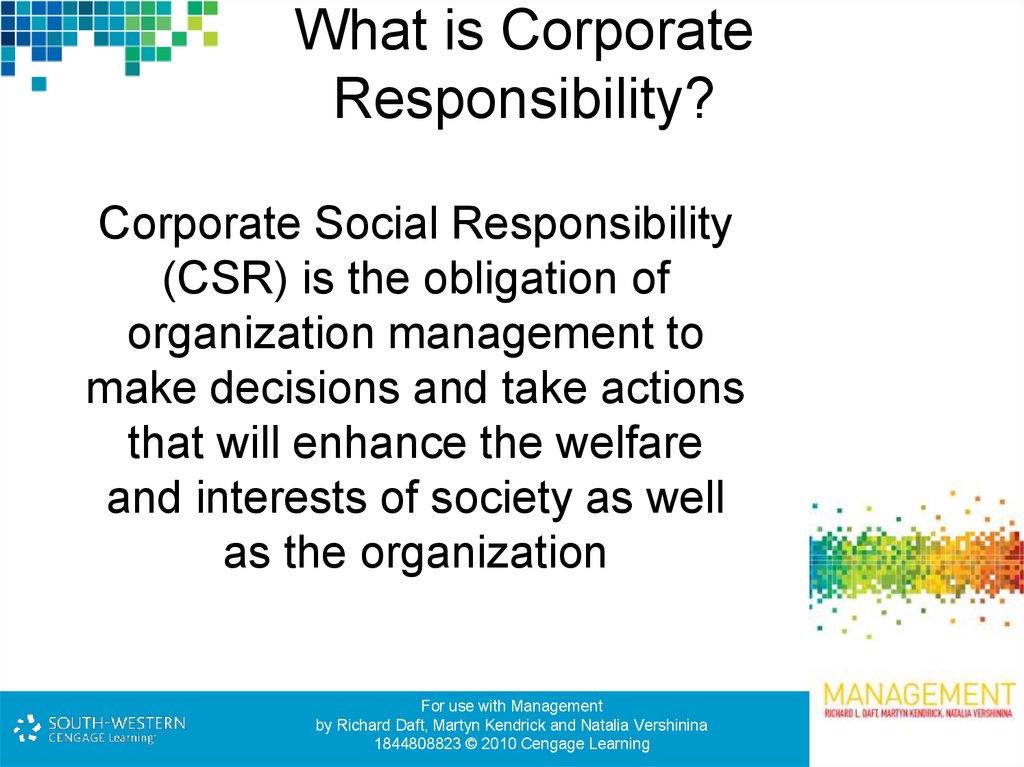 What is Corporate Responsibility?
