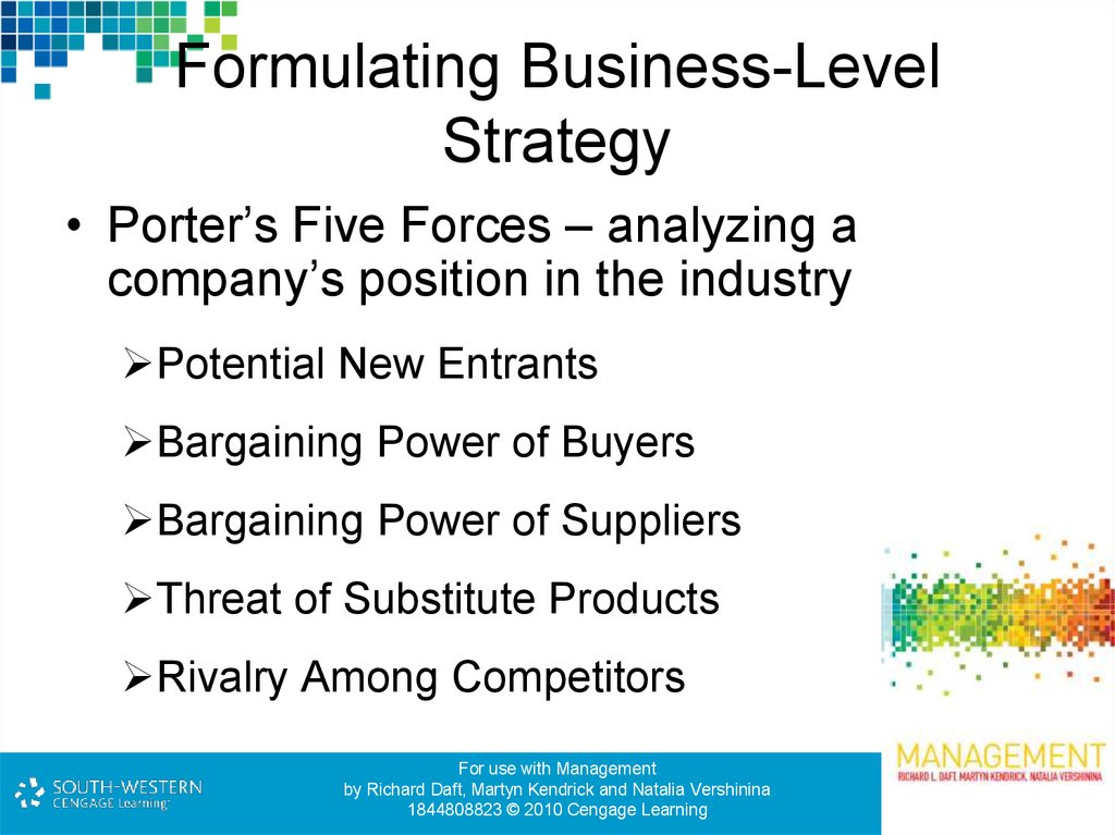 Formulating Business-Level Strategy
