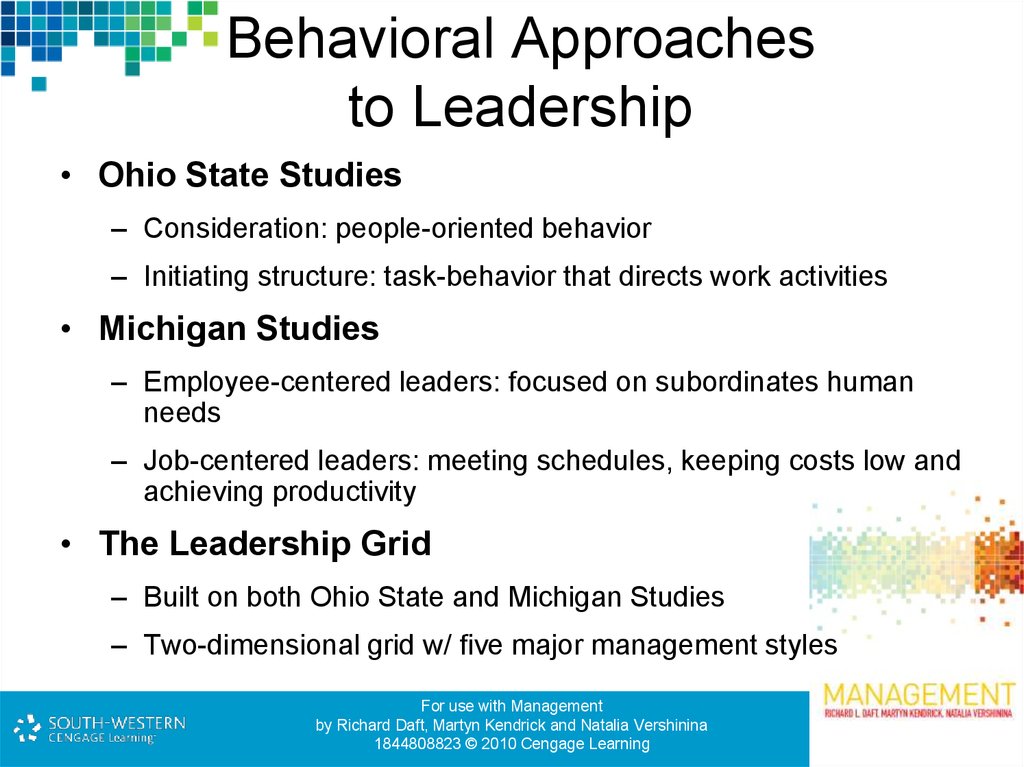 Behavioral Approaches to Leadership