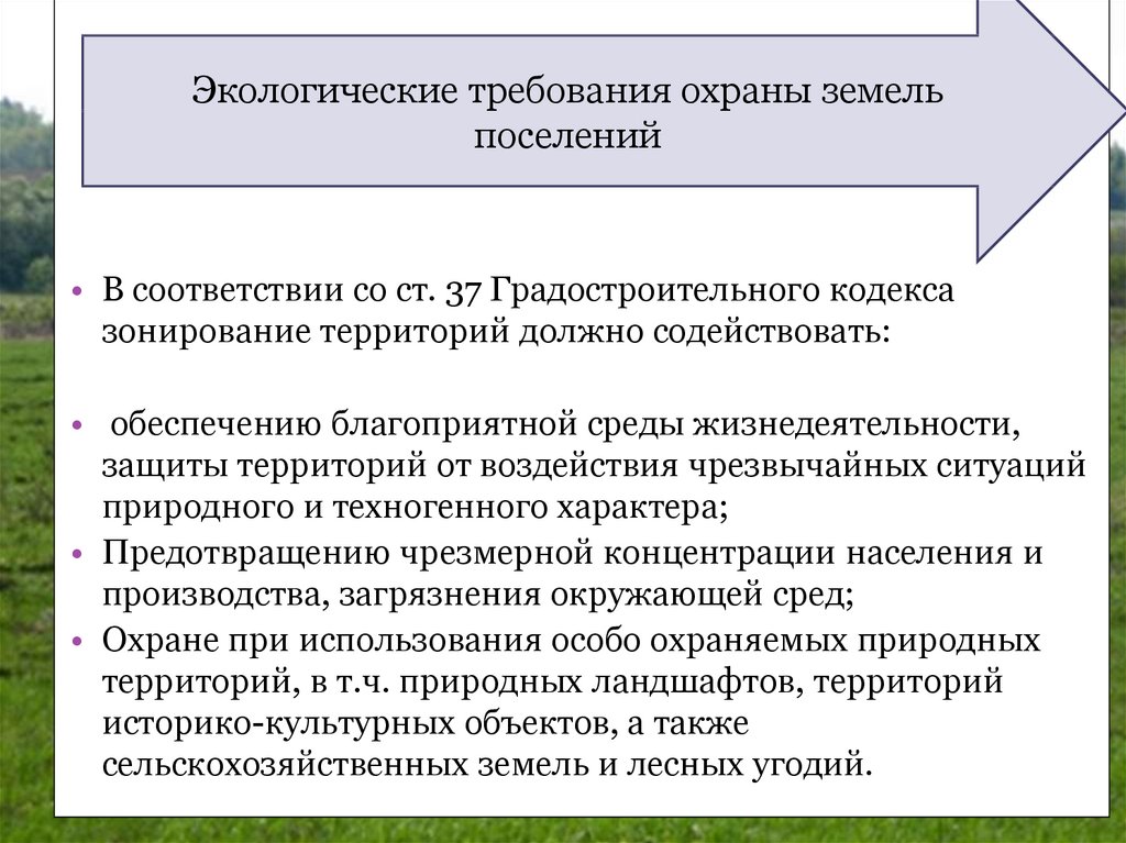 Правовая охрана земель сельскохозяйственного назначения схема