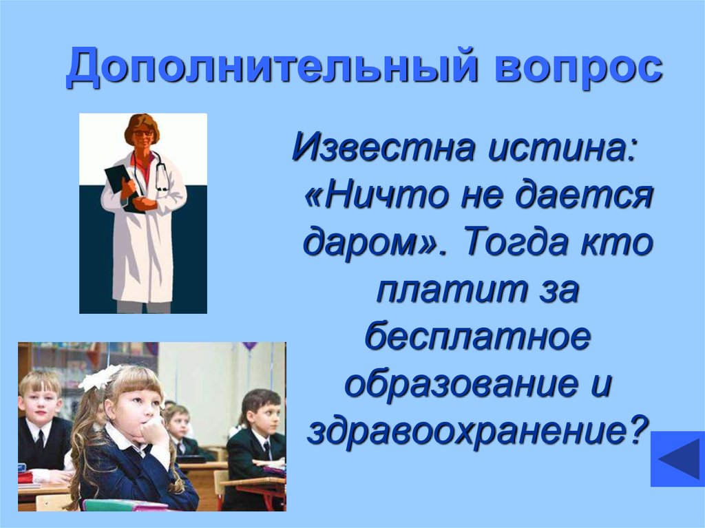 Дополнительные вопросы