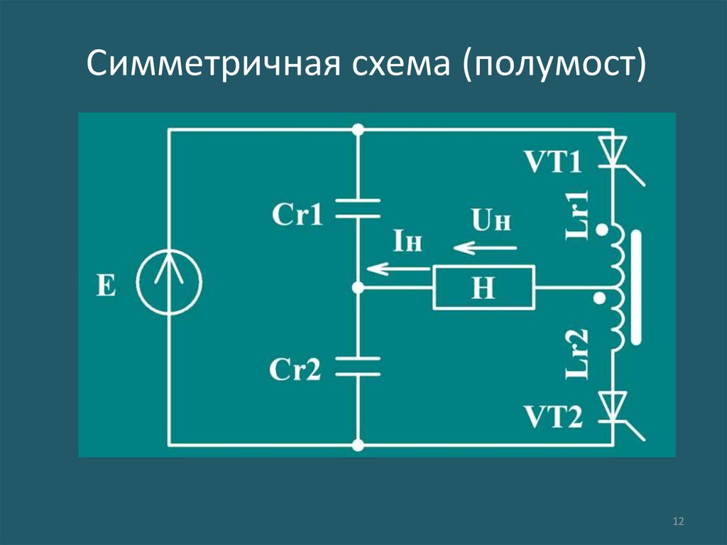 Схема косого полумоста