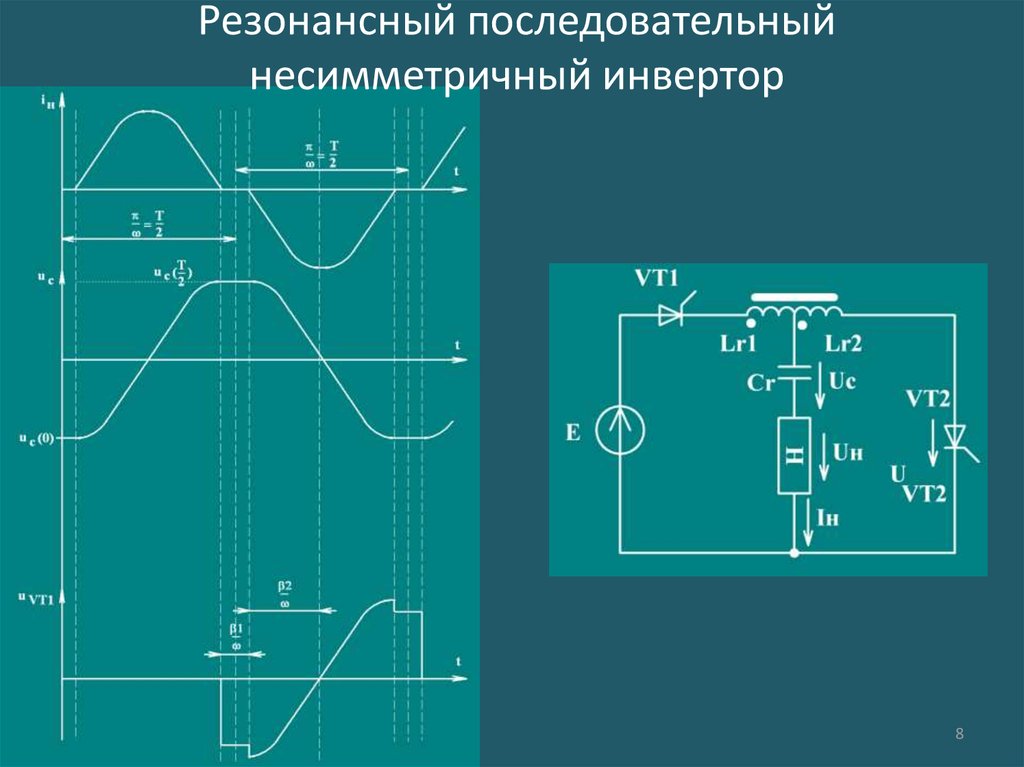 Схема последовательного инвертора