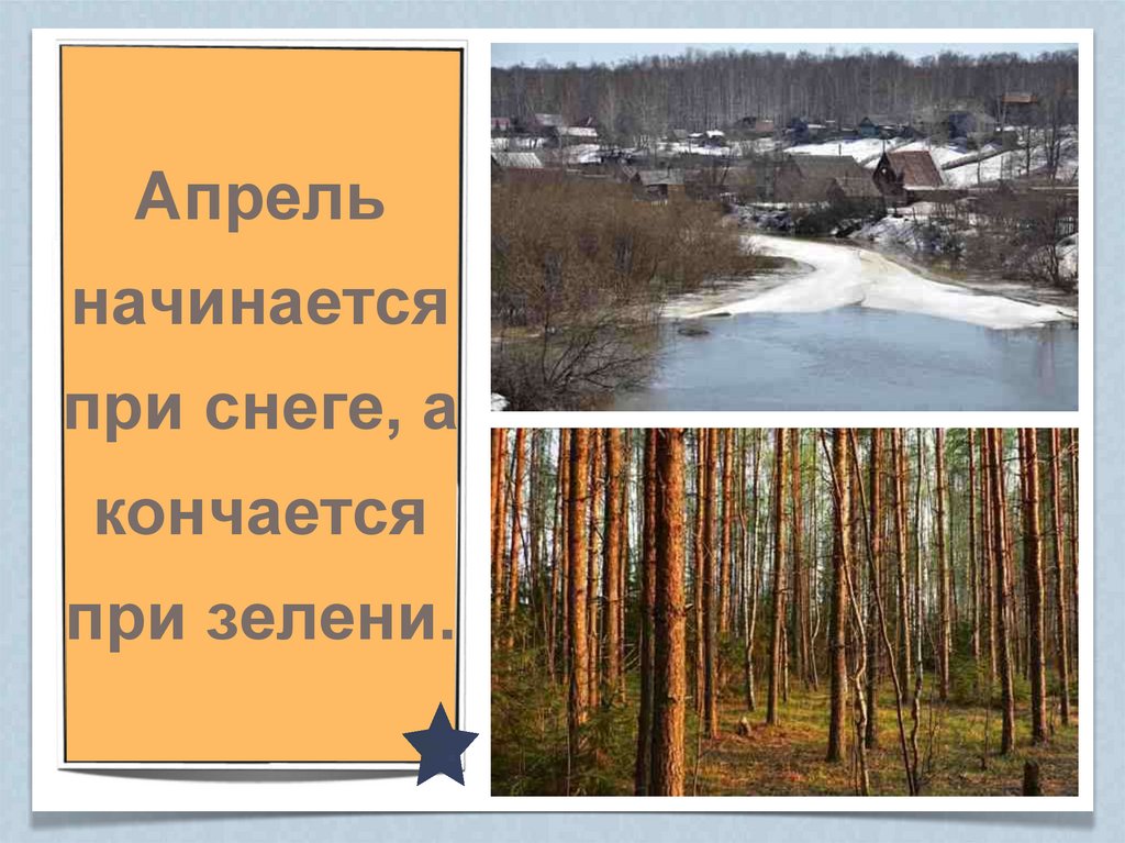 Апрель водолей презентация 1 класс 21 век