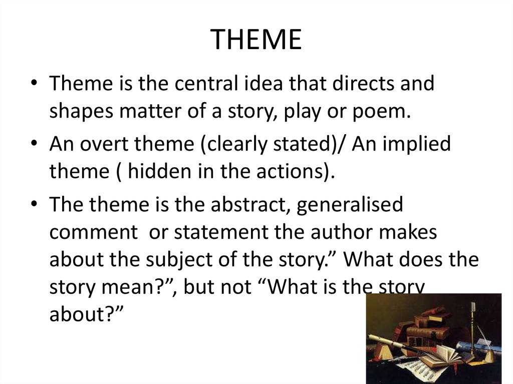 English literature - online presentation