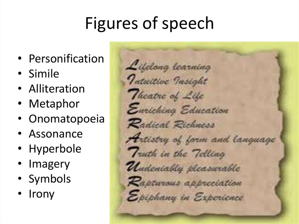 Figures of speech