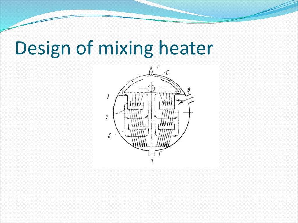 Design of mixing heater