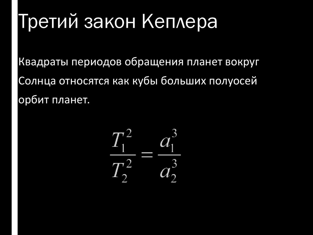 Закон кеплера презентация