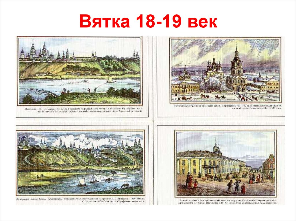 Карта вятки 19 века