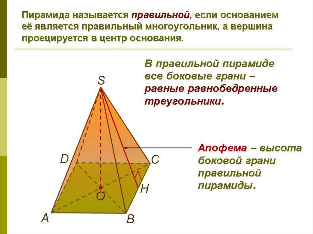 Фигура являющаяся боковой гранью пирамиды. Апофема пирамиды Хеопса. Вершина треугольной пирамиды проецируется в. Пирамида равностороннего треугольника. Пирамида и ее элементы.
