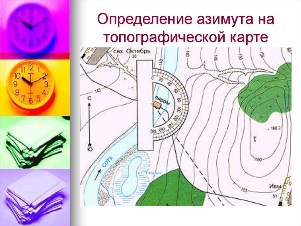 Определение направлений по плану местности