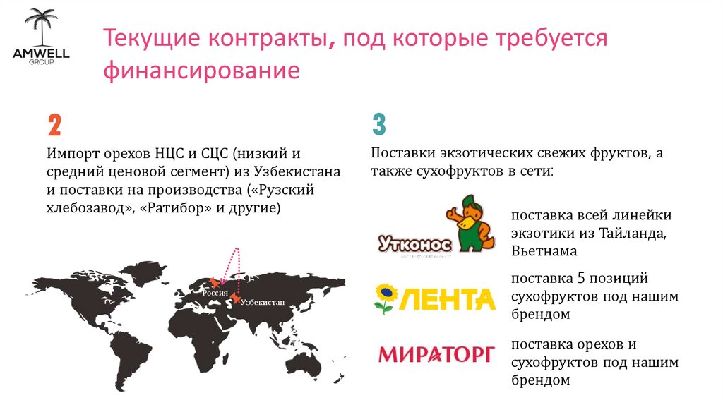 Краткосрочные и долгосрочные займы в проекты группы компаний AMWELL GROUP - презентация онлайн