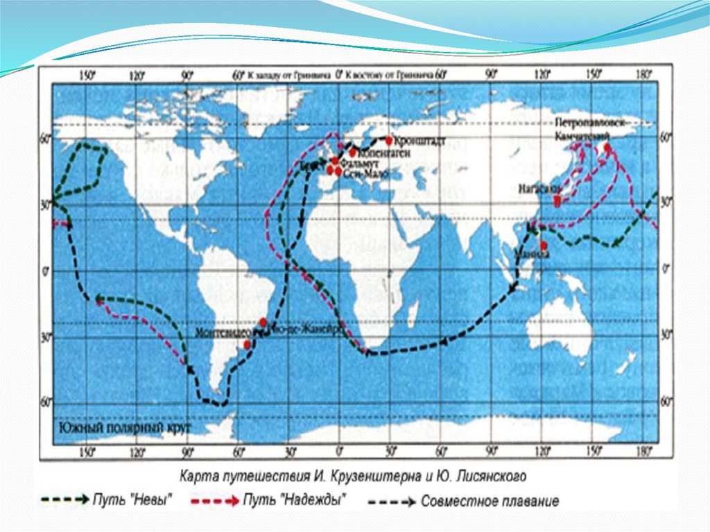 Кругосветное плавание крузенштерна и лисянского. Плавание Крузенштерна и Лисянского 1803-1806. Путешествие Крузенштерна и Лисянского 1803-1806 на карте. Маршрут плавания Крузенштерна и Лисянского. Маршрут плавания Крузенштерна и Лисянского 1803 1806 на контурной карте.