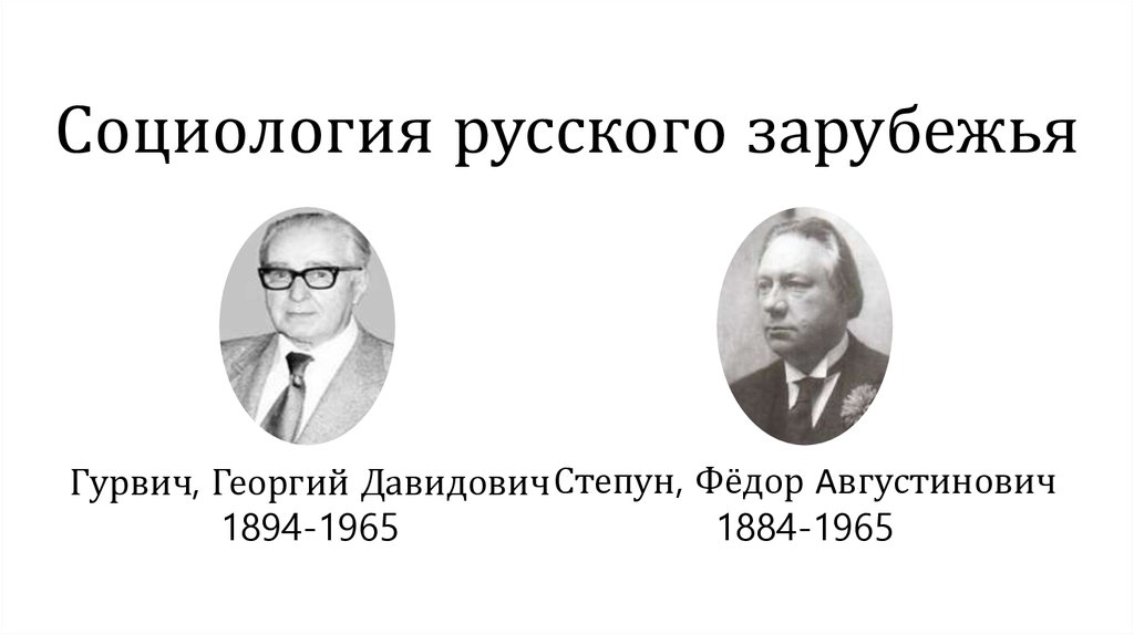 Зарубежье. Георгий Гурвич (1894-1965). Жорж Гурвич. Русские социологи. Гурвич социолог.