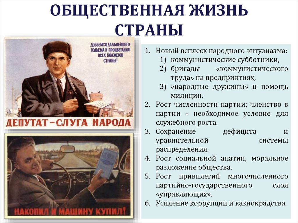 Представители советского общества