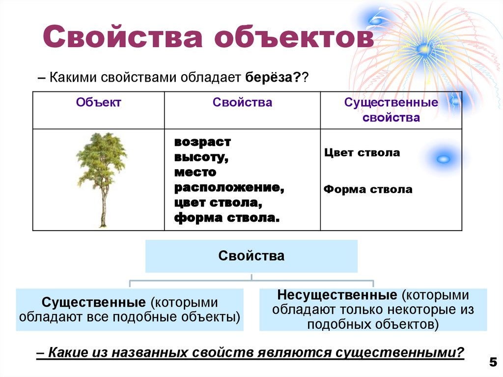 Свойства каких классов. Основные свойства березы. Какими свойствами обладает береза. Свойства объекта дерево. Какими свойствами обладает объект?.