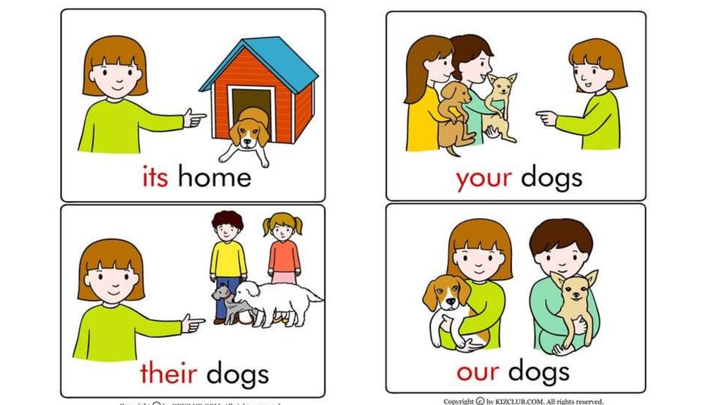 Possessive Pronouns Clip Art Images And Photos Finder