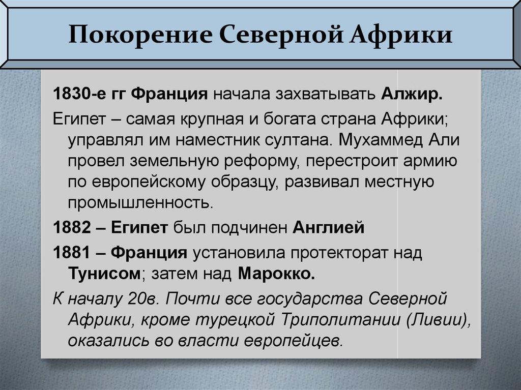 Каким образом состоялось покорение. Покорение Северной Африки в 19 веке. Каким образом состоялось покорение Северной Африки. Африка 19 век презентация. Покорение Северной Африки в 19 веке кратко.