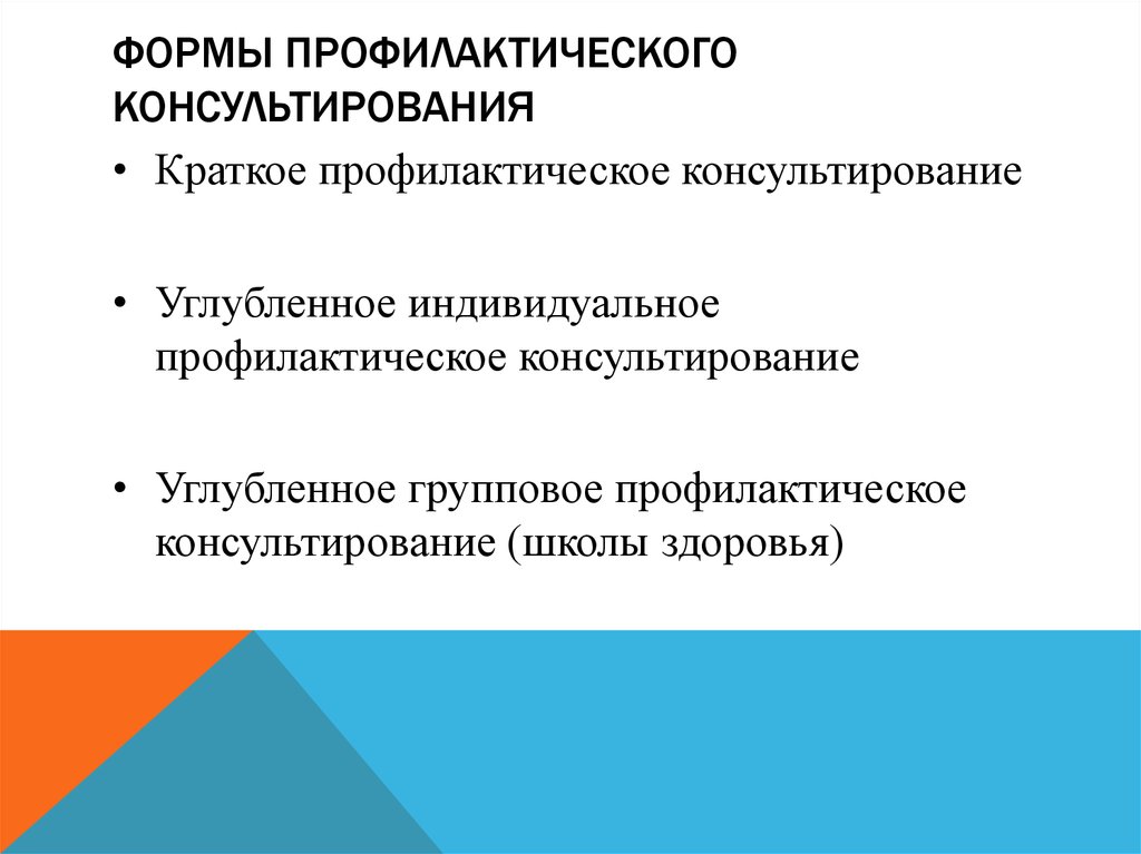 Виды и формы консультирования. Формы профилактического консультирования. Форма группового профилактического консультирования. Профилактическое консультирование. Индивидуальное и групповое профилактическое консультирование.