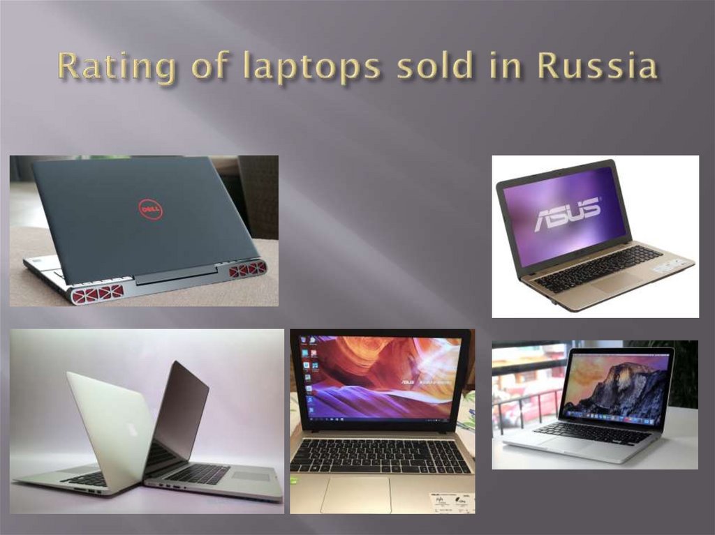 Rating of laptops sold in Russia