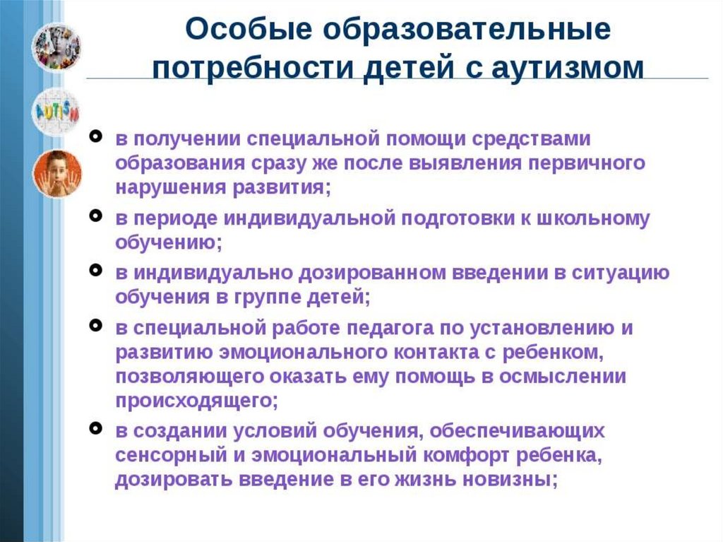 Презентация дети с особыми образовательными потребностями