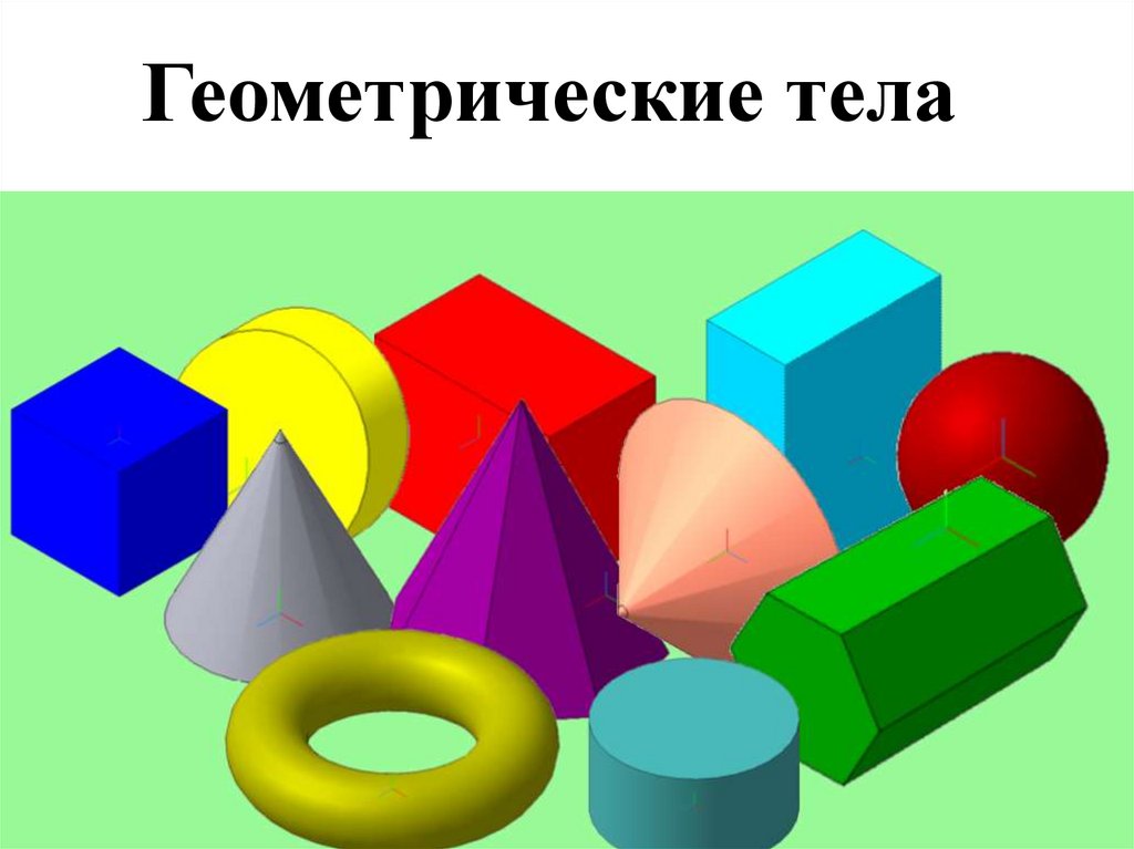 Презентация объемные фигуры