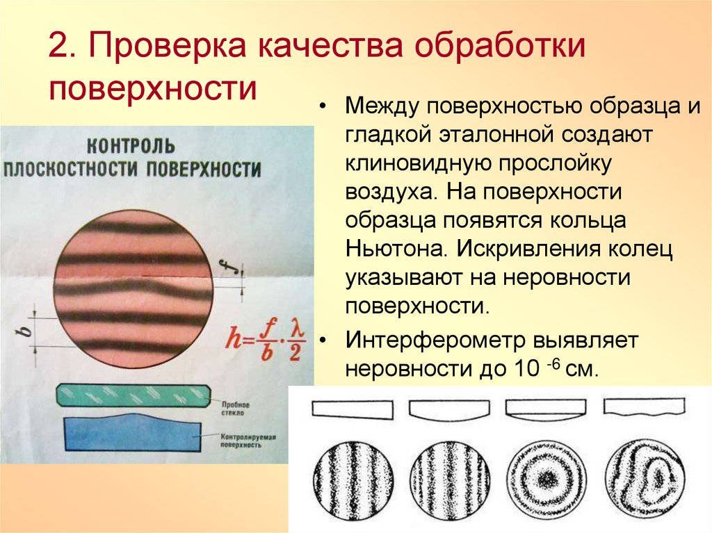 Кольцо наблюдения. Проверка качества обработки деталей с помощью интерференции. Проверка качества обработки поверхностей. Интерференция проверка качества обработки поверхностей. Проверка качества обработки поверхностей с помощью интерференции.