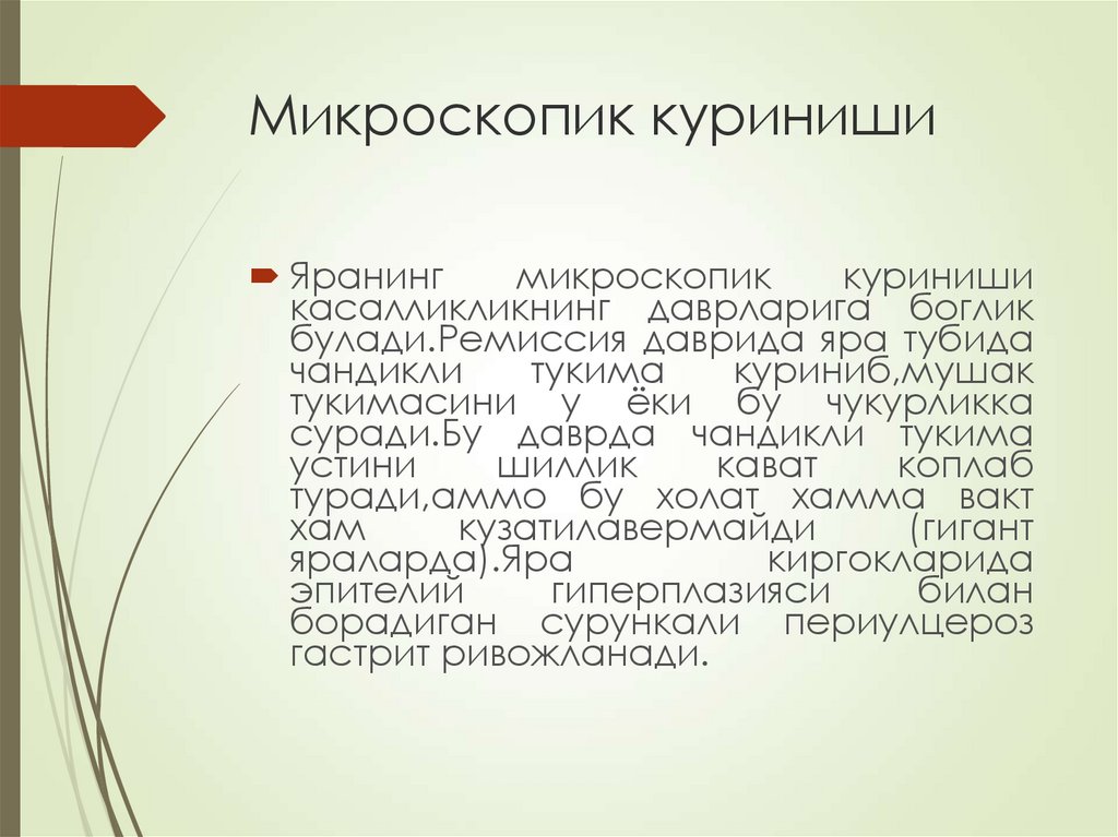 Микроскопик куриниши