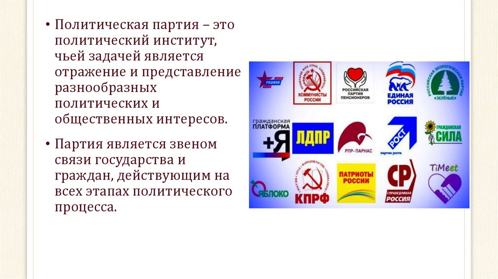 Членом какой партии является. Партия является политическим институтом. Партия это в обществознании. Поставщик отдельных партий.