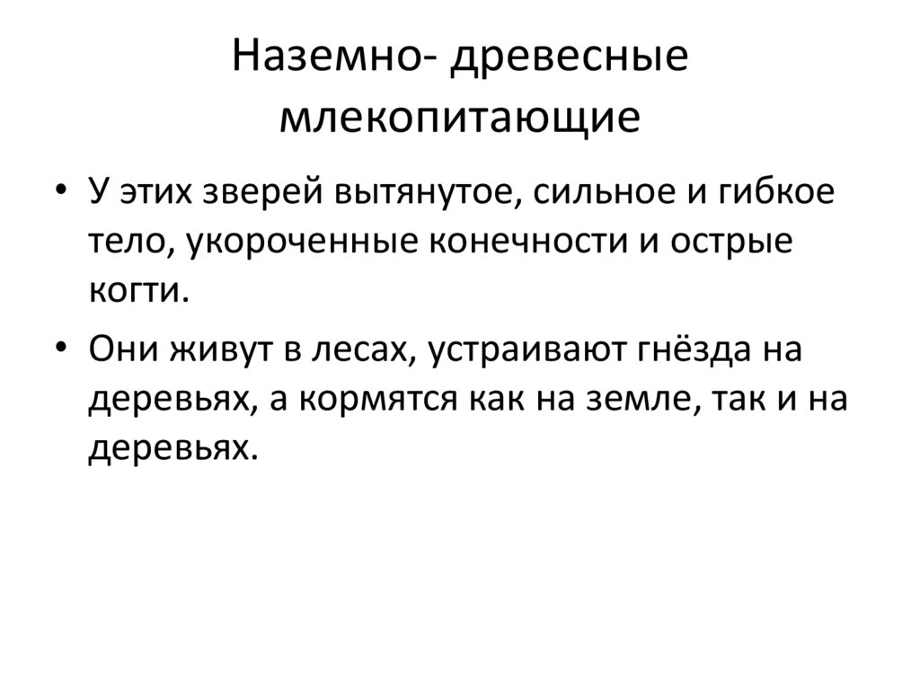 Экологические группы млекопитающих презентация 8 класс