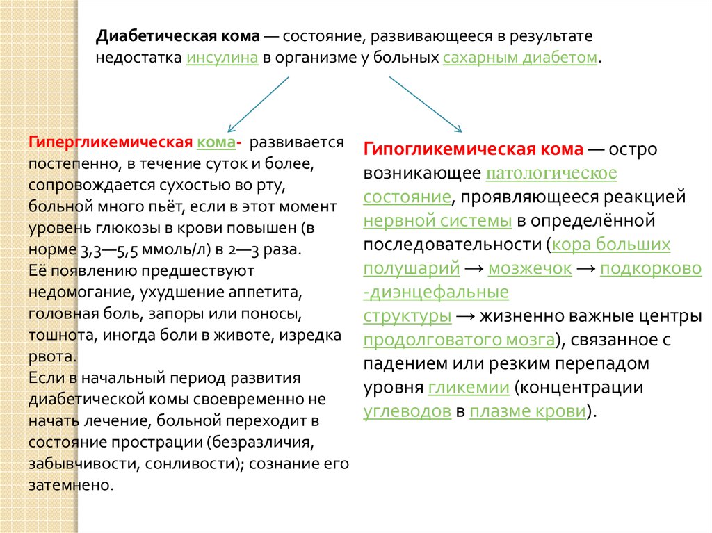 Перечень случаев