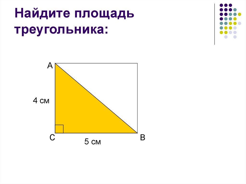 Площадь треугольника 10 10 12